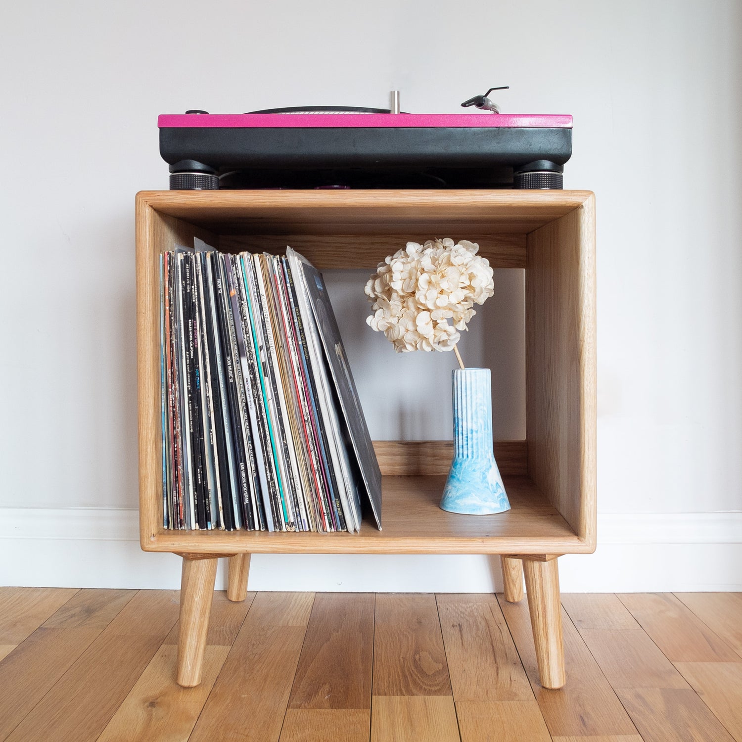 Small 'Oscar' Mid Century Modern Record Unit