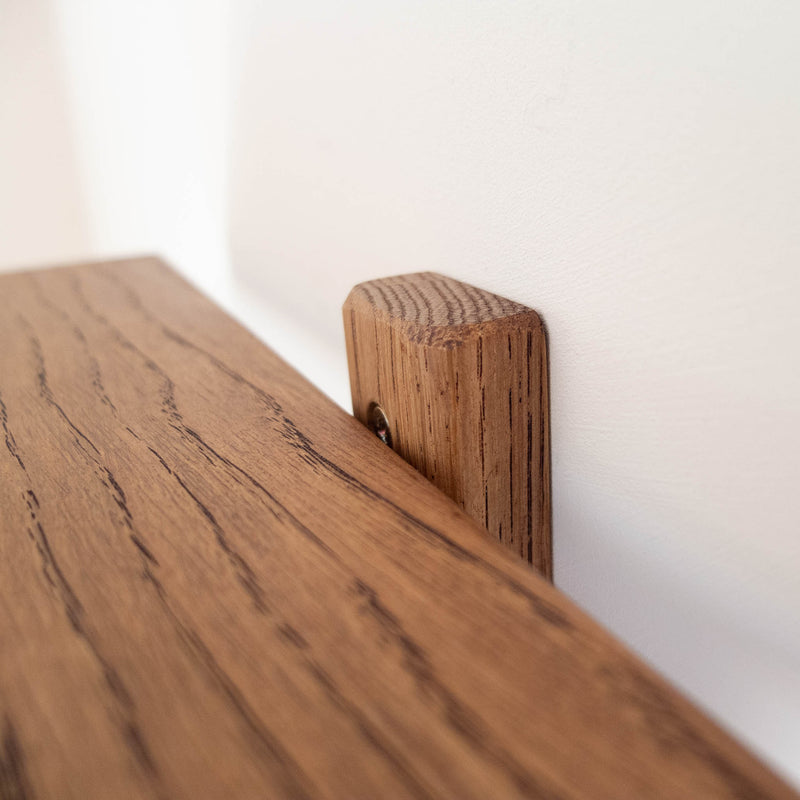 Oak Shelf and Brackets