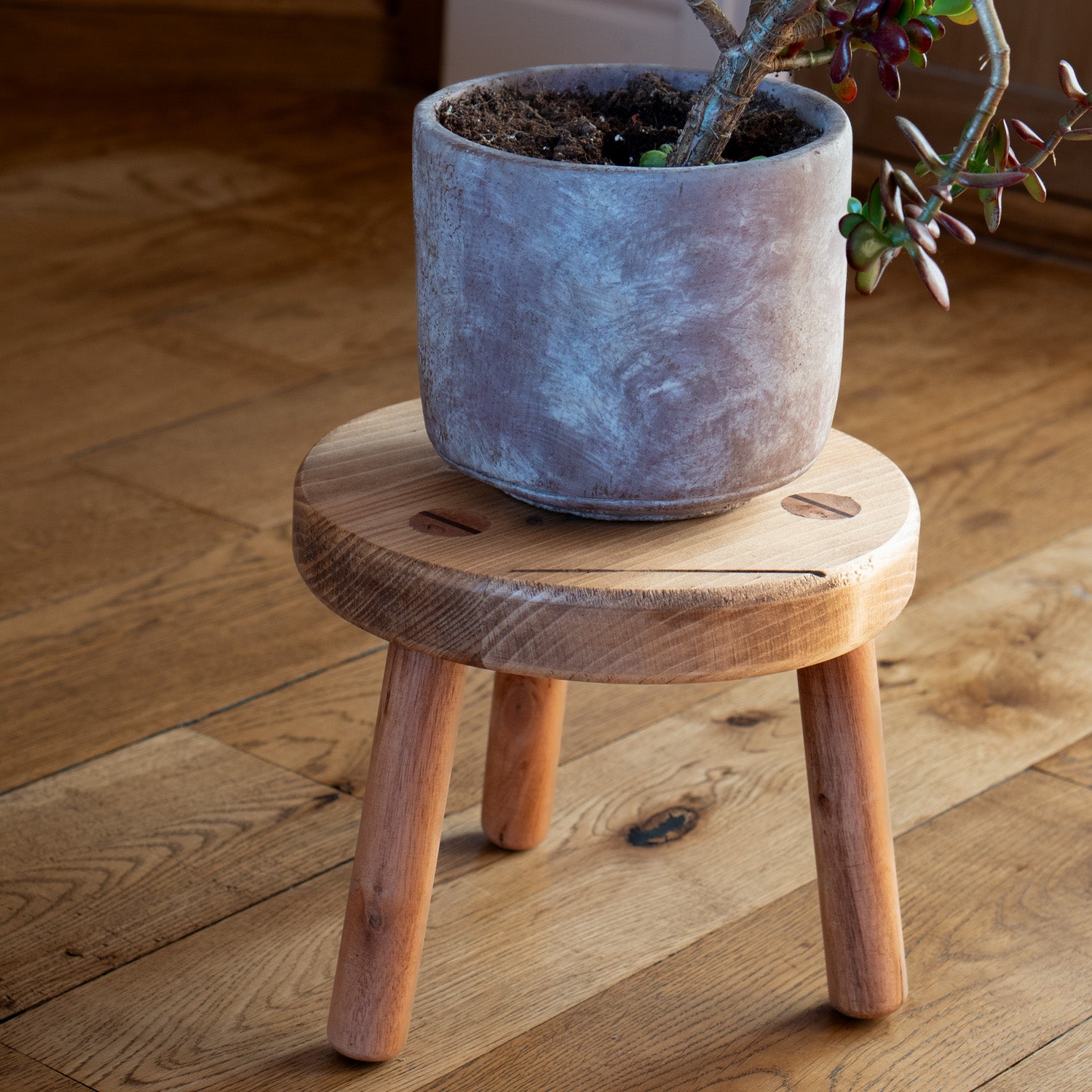 Gouged Rustic Stool [One-off]