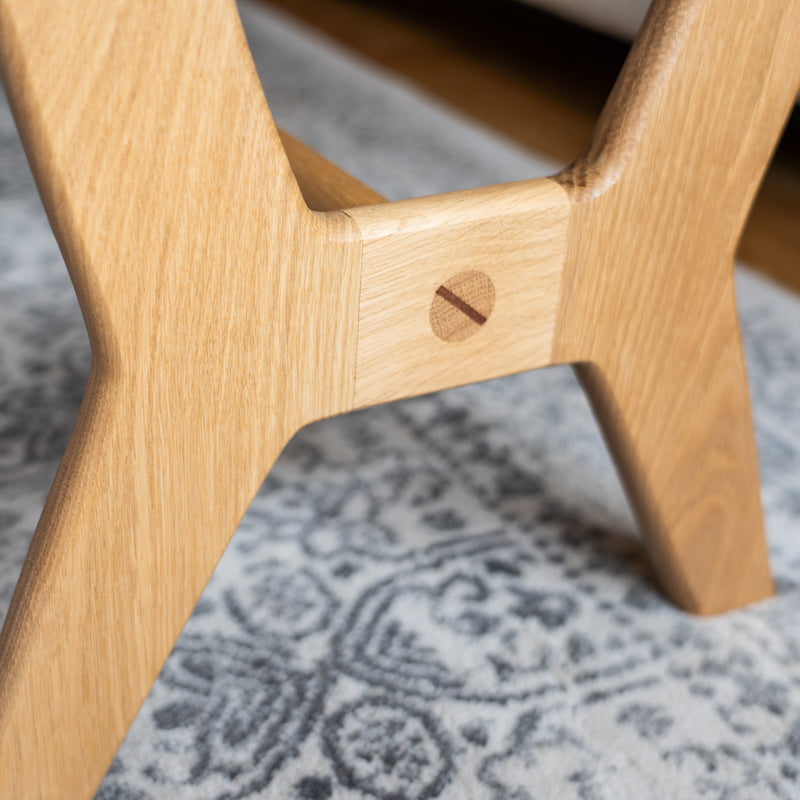 Mid Century Modern Oak Coffee Table