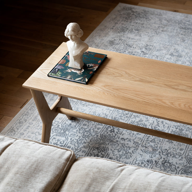 Mid Century Modern Oak Coffee Table