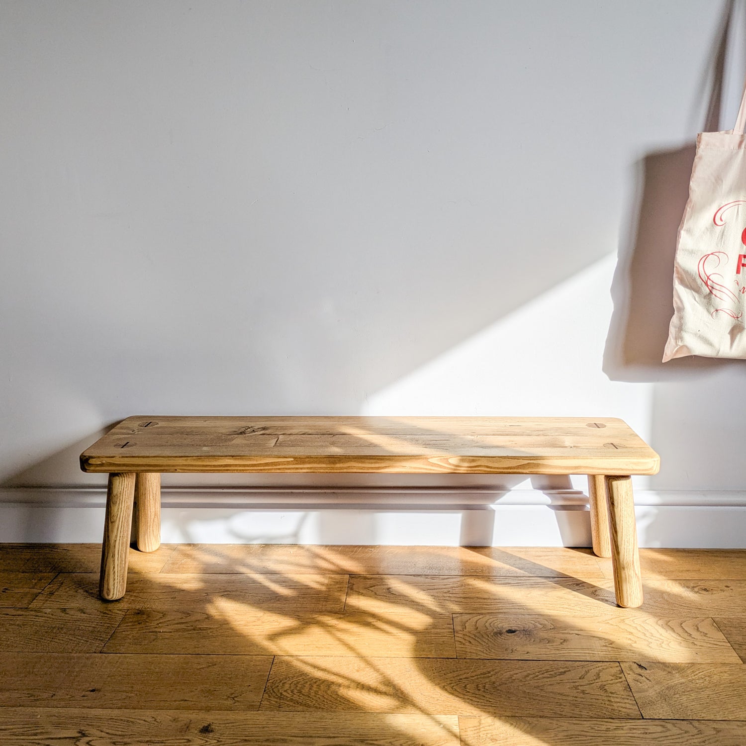 Low Rustic Bench