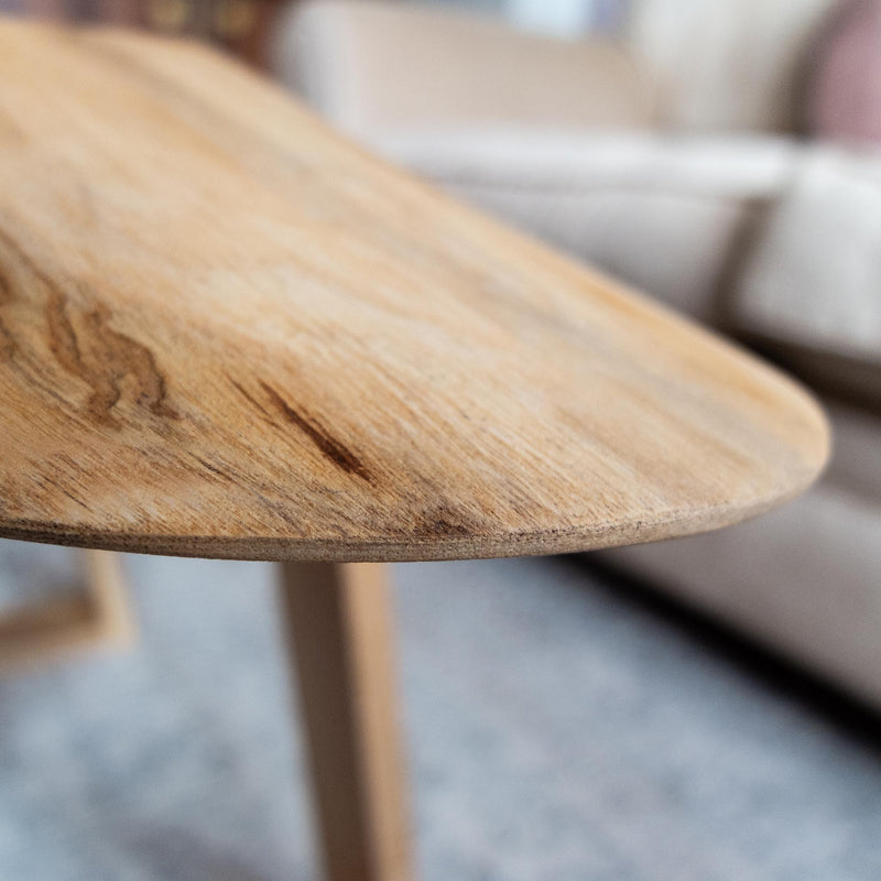 ‘Camilla’ Live Edge Ash Coffee Table